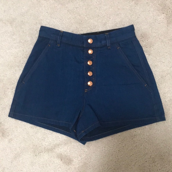 Rag & Bone Branson high waist denim shorts 00 - Picture 4 of 7